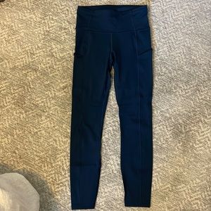 Lululemon navy fast and free tight